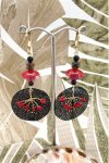 Boucles d'oreille originale de fabrication artisanale  Aniki bijoux