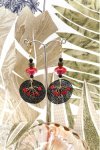 Boucles d'oreille originale de fabrication artisanale  Aniki bijoux
