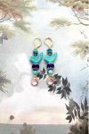 Boucles d'oreille originale de fabrication artisanale  Aniki bijoux