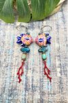 Boucles d'oreille originale de fabrication artisanale  Aniki bijoux