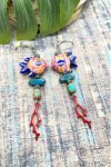 Boucles d'oreille originale de fabrication artisanale  Aniki bijoux