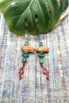 Boucles d'oreille originale de fabrication artisanale  Aniki bijoux
