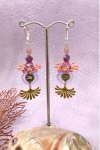 Boucles d'oreille originale de fabrication artisanale  Aniki bijoux