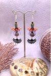 Boucles d'oreille originale de fabrication artisanale  Aniki bijoux