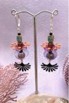 Boucles d'oreille originale de fabrication artisanale  Aniki bijoux