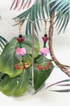 Boucles d'oreille originale de fabrication artisanale  Aniki bijoux