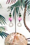 Boucles d'oreille originale de fabrication artisanale  Aniki bijoux