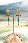 Boucles d'oreille originale de fabrication artisanale  Aniki bijoux