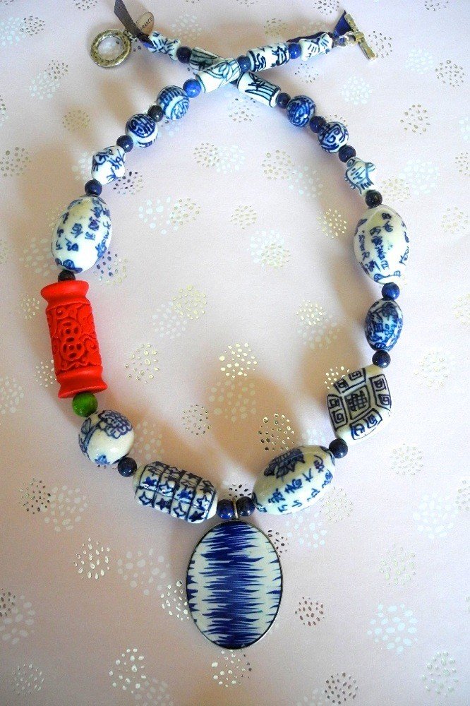 Collier Chinoiserie Ikat Collier Chinoiserie Ikat