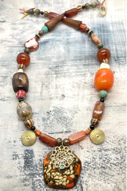Collier ZANZIBAR Ambre