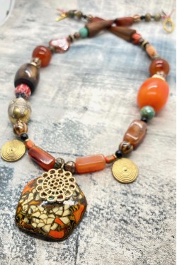 Collier ZANZIBAR Ambre