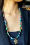 Collier court de fabrication artisanale par la créatrice  Aniki Bijoux