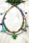 Collier court de fabrication artisanale par la créatrice  Aniki Bijoux
