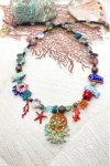 Collier court de fabrication artisanale par la créatrice  Aniki Bijoux