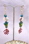 Boucles d'oreille originale de fabrication artisanale  Aniki bijoux
