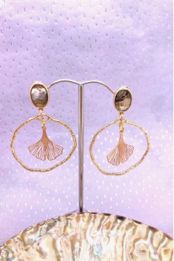Boucles d'oreille originale de fabrication artisanale  Aniki bijoux