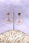 Boucles d'oreille originale de fabrication artisanale  Aniki bijoux