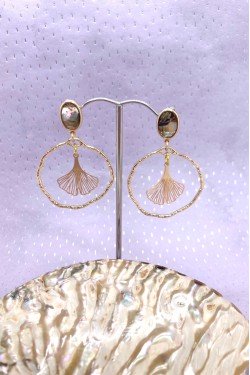 Boucles d'oreille originale de fabrication artisanale  Aniki bijoux