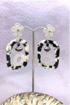 Boucles d'oreille originale de fabrication artisanale  Aniki bijoux