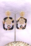 Boucles d'oreille originale de fabrication artisanale  Aniki bijoux
