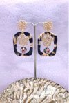 Boucles d'oreille originale de fabrication artisanale  Aniki bijoux