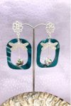 Boucles d'oreille originale de fabrication artisanale  Aniki bijoux
