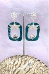 Boucles d'oreille originale de fabrication artisanale  Aniki bijoux