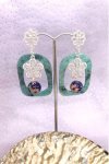 Boucles d'oreille originale de fabrication artisanale  Aniki bijoux
