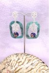 Boucles d'oreille originale de fabrication artisanale  Aniki bijoux