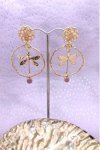 Boucles d'oreille originale de fabrication artisanale  Aniki bijoux