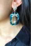 Boucles d'oreille originale de fabrication artisanale  Aniki bijoux