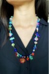 Collier court de fabrication artisanale par la créatrice  Aniki Bijoux