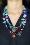 Collier court de fabrication artisanale par la créatrice  Aniki Bijoux