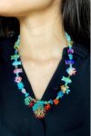 Collier court de fabrication artisanale par la créatrice  Aniki Bijoux