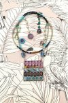Collier assemblé avec de belles perles tchèque et chinoises création Aniki Bijoux