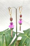 Boucles d'oreille originale de fabrication artisanale  Aniki bijoux