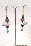 Boucles d'oreille originale de fabrication artisanale  Aniki bijoux