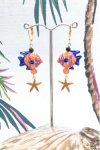 Boucles d'oreille originale de fabrication artisanale  Aniki bijoux