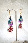 Boucles d'oreille originale de fabrication artisanale  Aniki bijoux