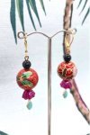 Boucles d'oreille originale de fabrication artisanale  Aniki bijoux