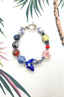 Bracelet aux couleurs lumineuses création Aniki Bijoux