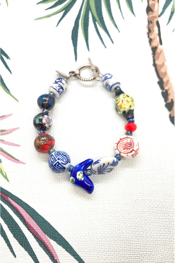 Bracelet aux couleurs lumineuses création Aniki Bijoux