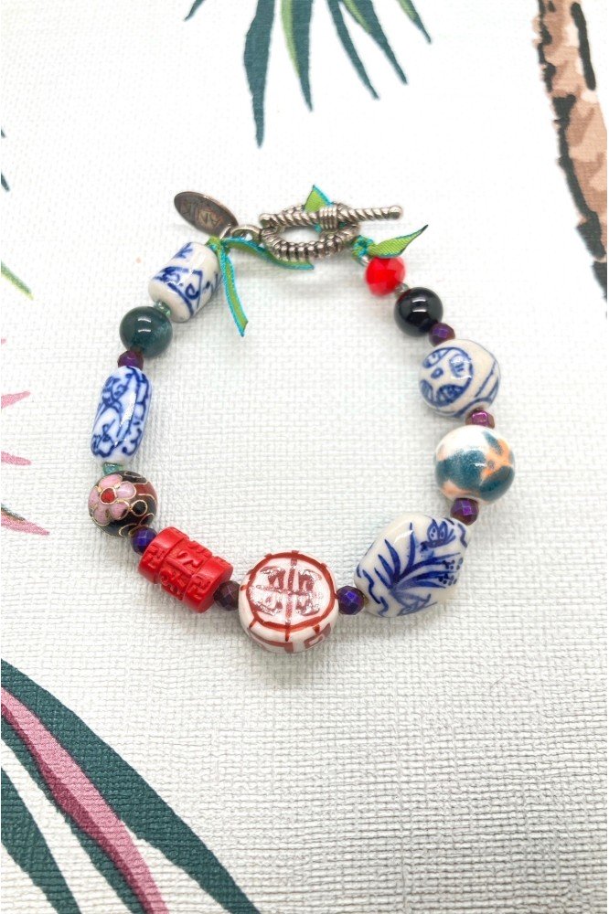 Bracelet aux couleurs lumineuses création Aniki Bijoux Bracelet aux couleurs lumineuses création Aniki Bijoux