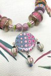 Collier mi-long d'inspiration asiatique avec belles perles rares Aniki Bijoux