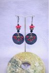 Boucles d'oreille originale de fabrication artisanale  Aniki bijoux