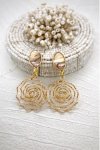 Boucles d'oreille originale de fabrication artisanale  Aniki bijoux