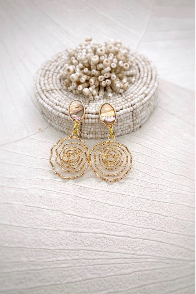 Boucles d'oreille originale de fabrication artisanale Aniki bijoux Boucles d'oreille originale de fabrication artisanale Aniki bijoux