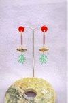 Boucles d'oreille originale de fabrication artisanale  Aniki bijoux