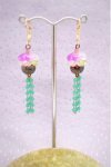 Boucles d'oreille originale de fabrication artisanale  Aniki bijoux