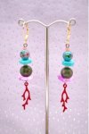 Boucles d'oreille originale de fabrication artisanale  Aniki bijoux